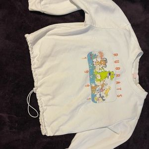 RUGRATS CREWNECK SWEATER EITH ELASTIC WAIST